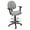 Gray, variant on Boss Office Products Contoured Comfort Rolling Fabric Drafting Stool with Arms in Gray