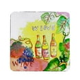 thumbnail image 1 of Betsy Drake CT078 Dessous de Verre Bouteilles de Vin - Ensemble de 4, 1 of 1