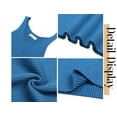 thumbnail image 6 of Fantaslook V Neck Tank Tops for Women Sleeveless Summer Tops Ribbed Casual Slim Shirts Basic Knit Tees, 6 of 7