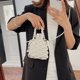 thumbnail image 5 of Bolsos Cruzados para Mujer Elegante Bolso Mano Tejido Con Perlas Monedero (estilo Uno), 5 of 9