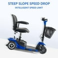 thumbnail image 4 of 3 Wheel Mobility Scooter, Electric Power Mobile Scooters for Seniors Adult with Lights, Collapsible and Compact Duty Travel Scooter with Basket and Extended Battery, 4 of 10