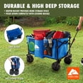 thumbnail image 5 of Ozark Trail All-Terrain Big Bucket Cart Wagon, Blue, 5 of 20
