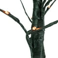 thumbnail image 4 of Northlight Pre-Lit Weeping Halloween Twig Tree - 24" - Black - LED Orange Lights, 4 of 6