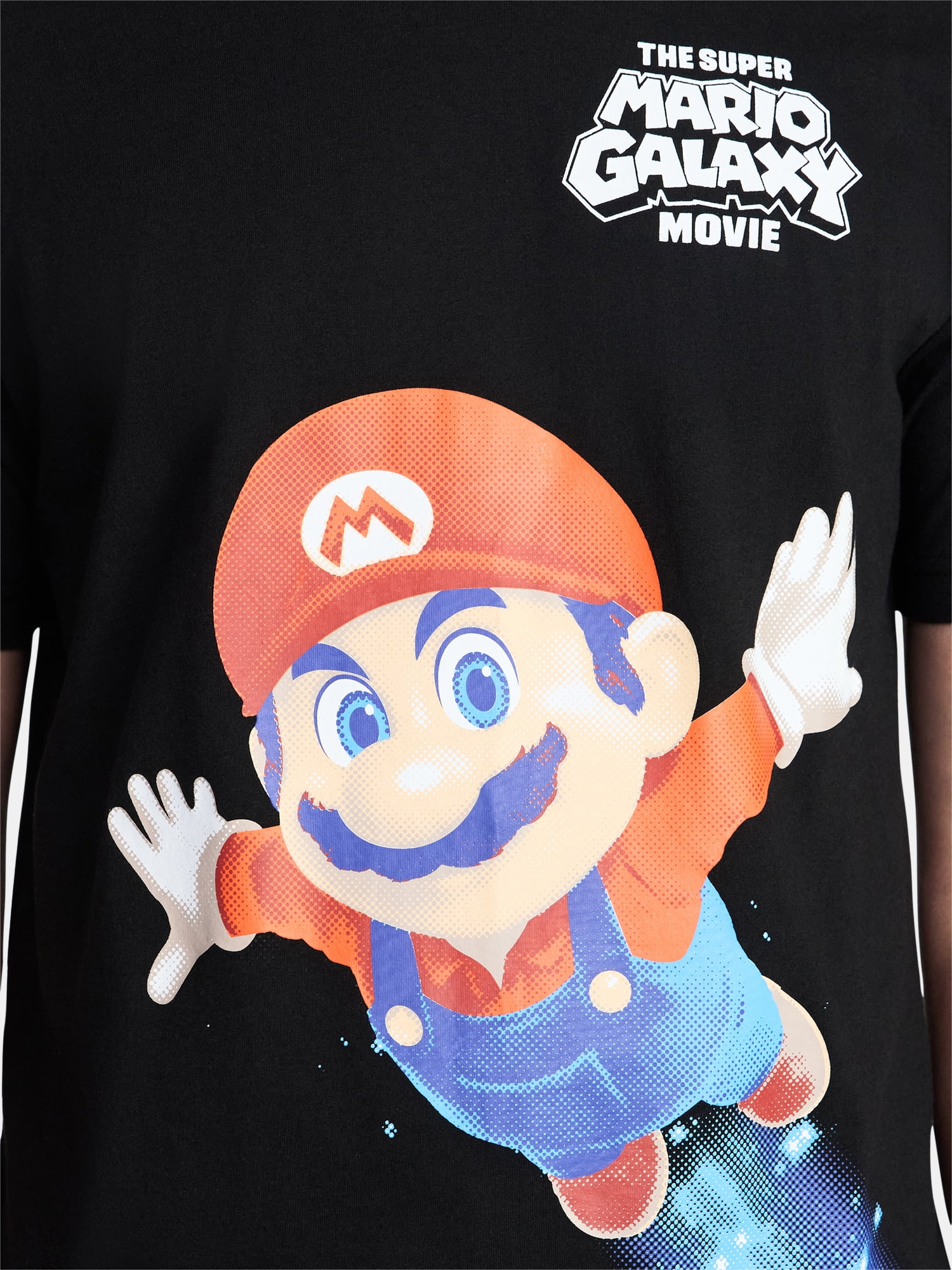 Super Mario Men's and Big Men's Let's Go Graphic Tee with Short Sleeves, Sizes XS-3XL