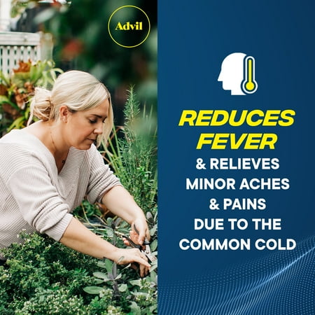 Advil Pain and Headache Reliever Ibuprofen, 200 Mg Coated Tablets, 10 Count