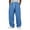 Blue, variant on Men's Fleece Open Bottom Sweatpants Drawstring Elastic Waist Relaxed Fit Jogger Sweatpants with Pockets