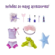 Bratz Slumber Party Yasmin Fashion Doll with 2 Sets of Pajamas, Plush, and Accessories