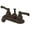 Oil Rubbed Bronze, variant on Kingston Brass KB8602 4 in. Centerset Bathroom Faucet, Polished Brass