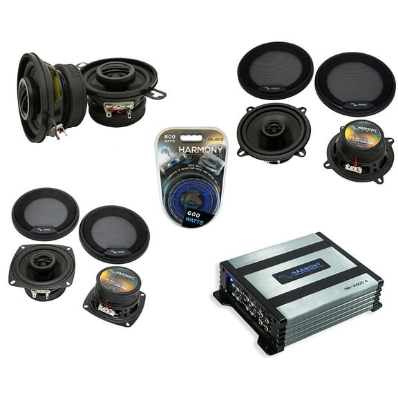 Harmony BMW 3 Series 99-01 HA-R35 3.5" 90W Speakers, HA-R5 5.25" 225W & 800W Amp