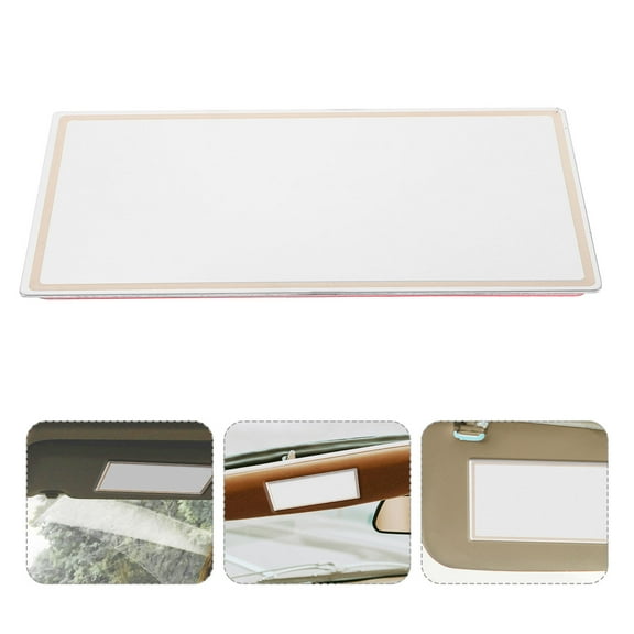 GOOHOCHY Visor Mirror Car Visor Accessory Car Vanity Mirror Stick On Car Visor Vanity Mirror