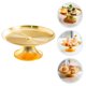 thumbnail image 1 of Luxshiny Para Servir Pasteles Y De Acero Inoxidable Dorado Con Vintage, 1 of 8