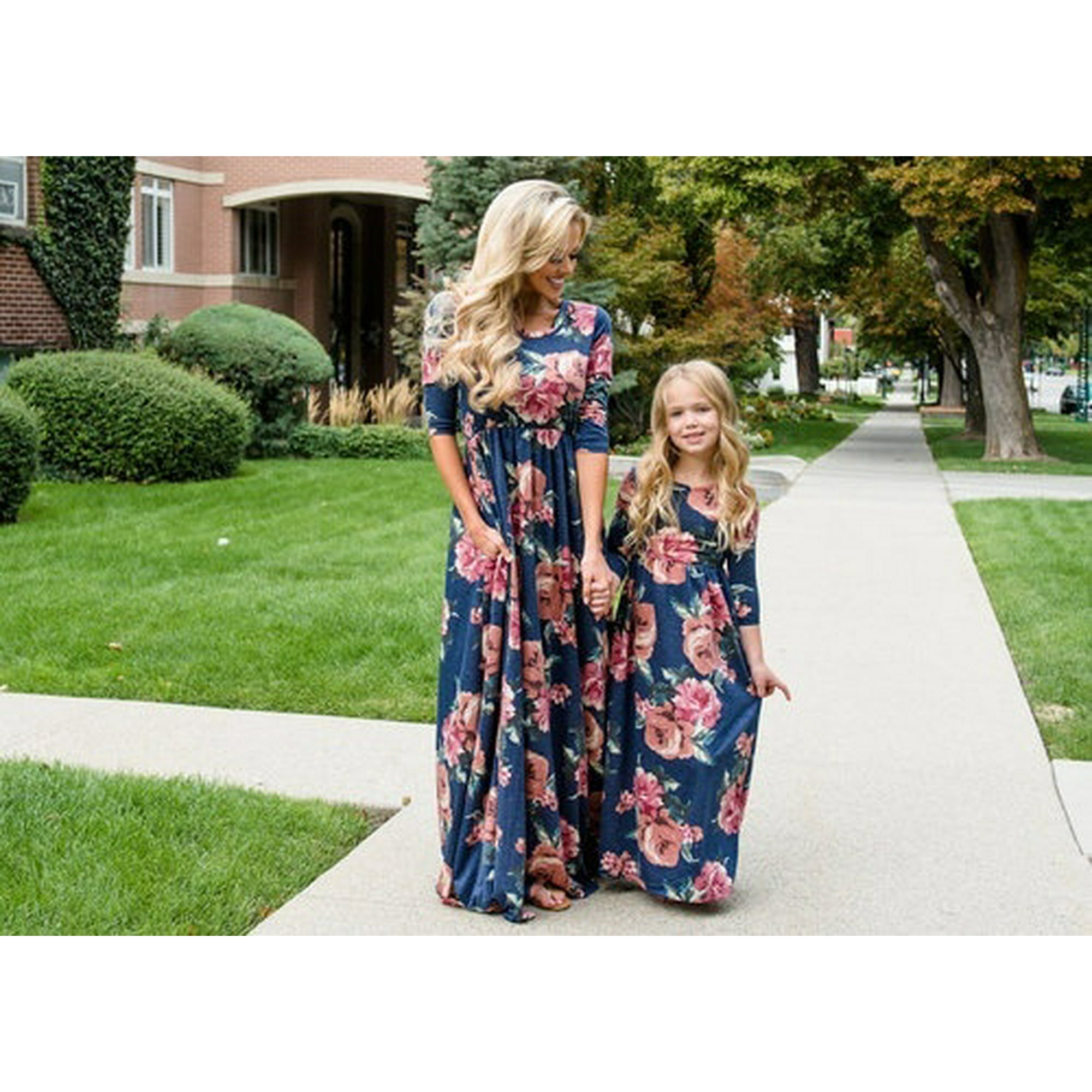 Mother daughter maxi dresses clearance