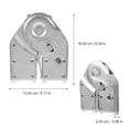 thumbnail image 4 of Miangastore 2 Pcs Step Ladder Hinge Replacement Kit Herringbone Ladder Tie Rod Ladder Hinge, 4 of 9