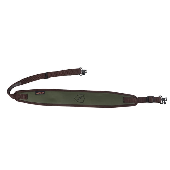 TOURBON Shotgun Sling Gun Shoulder Strap with Swivels Nonslip Neoprene Range Adjustable Green
