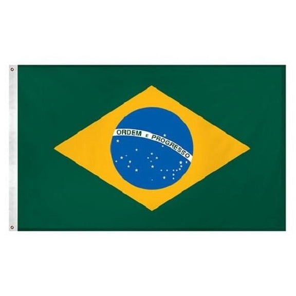 2x3 Brazil Brazilian Flag 2'x3' House Banner grommets Fade resistant premium