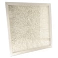 thumbnail image 2 of Wall Art Abstract Beige Polished Nickel Paper Linen Glass Velvet MDF Fram, 2 of 3