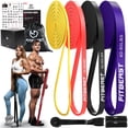 thumbnail image 1 of Set de bandas de resistencia FitBeast de 4 niveles, 5-80 lb, 1 of 6