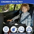 thumbnail image 3 of Kids Travel Tray Foldable Kid Car Tray for Toddler Car Seat Travel Tray for Airplane Toddler Car Seat Lap Tray Carseat Table Tray for Kids Travel Activities, 3 of 7