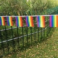 thumbnail image 6 of Anley Rainbow Flag LGBT Pride String Flag - Banners For Pansexuality, Bisexuality, Transgender and Gay Lesbian Pride, Bars Decoration - 26 Feet 32 Flags, 6 of 7