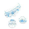 thumbnail image 2 of Unique Bargains 1 Pc Fashion Corrugated Edge Hair Clips Hairdo Clip Clear Blue, 2 of 5