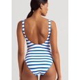 thumbnail image 4 of LAUREN RALPH LAUREN Lace-Up Striped One-Piece Swimsuit, 4 of 7