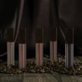 thumbnail image 5 of Combo de labios mate, 5 uds., juego de brillo de labios color café, resistente al agua, labios oscuros, juego de pintalabios color carne, tinte labial cosmético color carne, brillo de labios marrón, 5 of 5