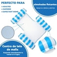 thumbnail image 2 of Hamaca de Agua, Colchoneta Inflable Plegable para Piscina, Salón Flotante, 2 of 4
