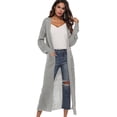 thumbnail image 2 of SWEETLIFE Women's Casual Knitted Long Sleeve Open Long Cardigan Sweaters, 2 of 3