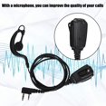 thumbnail image 1 of Auriculares De Cabeza K Con Enchufe De 2 Pines, Auriculares Grandes Con Botón PTT, Walkie Talkie, Radio, 1 of 7
