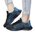 thumbnail image 4 of NOKIO Fashion Sneakers for Women Breathable 𝖫a𝖼e Up Tennis Shoes with Flexible Cushioning Sole, Comfortable Outdoor Running Shoes Non-S𝗅ip Athlet𝗂c Shoes for Summer and Autumn, 4 of 9