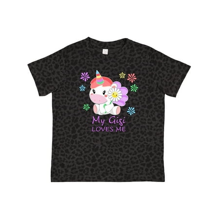 

Inktastic My Gigi Loves Me- Cute Unicorn Gift Toddler Boy or Toddler Girl T-Shirt
