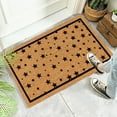 thumbnail image 5 of piaybook Indoor and Outdoor Doormat Star prInted brown floor mat Non Slip Low-Profile Entrance Rug for Bathroom Kitchen Indoor and Outdoor, 5 of 5