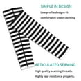 thumbnail image 4 of Black And White Stripe Arm Sleeves For Men And Women Compression Sun Protection Tattoo Cover Up Baseball Basketball Running, 4 of 6