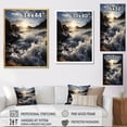 thumbnail image 4 of Designart "Ocean Coastal quintessence" Nautical & Beach Floater Framed Canvas Print, 4 of 7