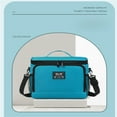 thumbnail image 3 of Xihbxyly Bolsa Térmica para Almuerzo, Impermeable, para Almacenar Alimentos, Enfriador de Papel de Aluminio, Correa Ajustable para El Hombro, Versátil para El Trabajo, Viajes o La Escuela, Duradera y, 3 of 3