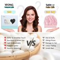 thumbnail image 4 of Gorro de seda YFONG 100% 22 Momme Mulberry Silk para mujer, 4 of 6