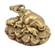 thumbnail image 3 of Estatua de toro de latón que atrae riqueza, buena suerte, decoración de toro hecha a mano Figura de toro para gabinete de TV Oficina, 3 of 10