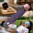 thumbnail image 4 of Antifaz para dormir para hombres y mujeres, portátil, suave, para casa, tren, avión. Púrpura, 4 of 8