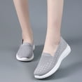 thumbnail image 7 of kamemir Walking Sneakers for Women Women's Slip-on Sneaker, Wide Width Available(Gray,8.5), 7 of 7