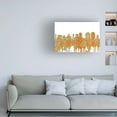 thumbnail image 3 of Marlene Watson 'Halifax NS..Skyline Rust' Canvas Art, 3 of 3