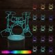 thumbnail image 2 of Lámpara de gato adorable con ilusión 3D, luces nocturnas para niños - con toque inteligente, 2 of 5