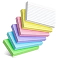 thumbnail image 5 of AKEGAMN Clearance! 300 Count Colored Index Cards 3 X 5 Inch Ruled Index Cards Cards College Ruled For School College And Home Organization Study To Do List Note Cards Smooth Writing : With subtle si, 5 of 5