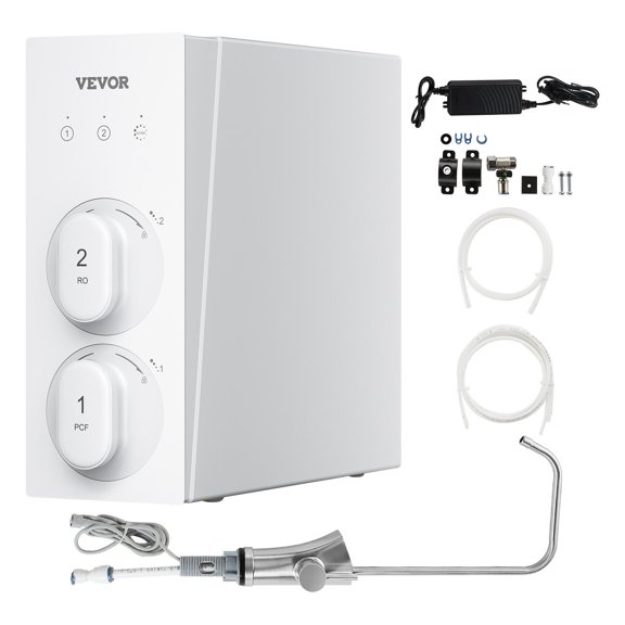 Tankless Reverse Osmosis Water Filter System 800 GPD, 8-Stage Under Sink RO System with UV Sterilization