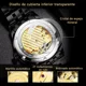 thumbnail image 3 of Reloj Automático Ben Nevis Esqueleto Acero Inoxidab Impermeable Y Luminoso Para Hombre Correa Negro, 3 of 8