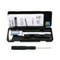 thumbnail image 4 of Scienceny Calibrador Vernier, regla micrométrica LCD de 0,1mm, medidor de mano reiniciable para carpintería con portátil con llave inglesa Medidores de medidas dimensionales con tornillo Scienceny TO000936-02B, 4 of 6
