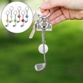 thumbnail image 1 of 6pcs Mini  Club Ball Keychain,Creative Keyring Pendant Decoration Clubs Backpacks Handbags Decorations For Bags Key Men Women Sports Lovers, 1 of 8