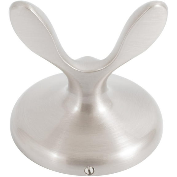 Coastal Robe Hook, Satin Nickel by Stone Harbor Hardware