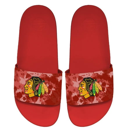 

Unisex ISlide Chicago Blackhawks Acid Wash Motto Slide Sandals
