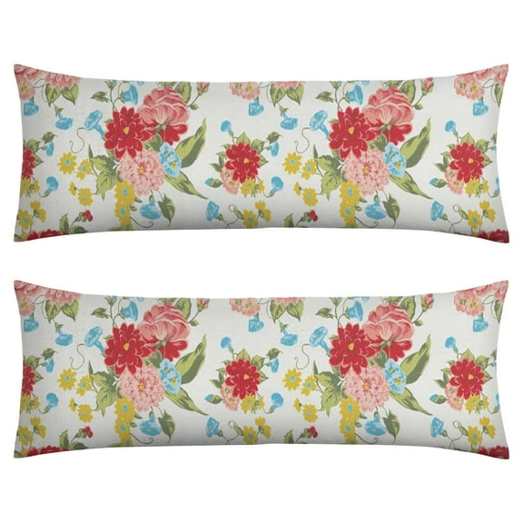 Body Pillow Cover with Zipper - Pioneer Pillowcase - Decorative Bedding Pillow Case for Bed, Couch, 19.9"x54.8"