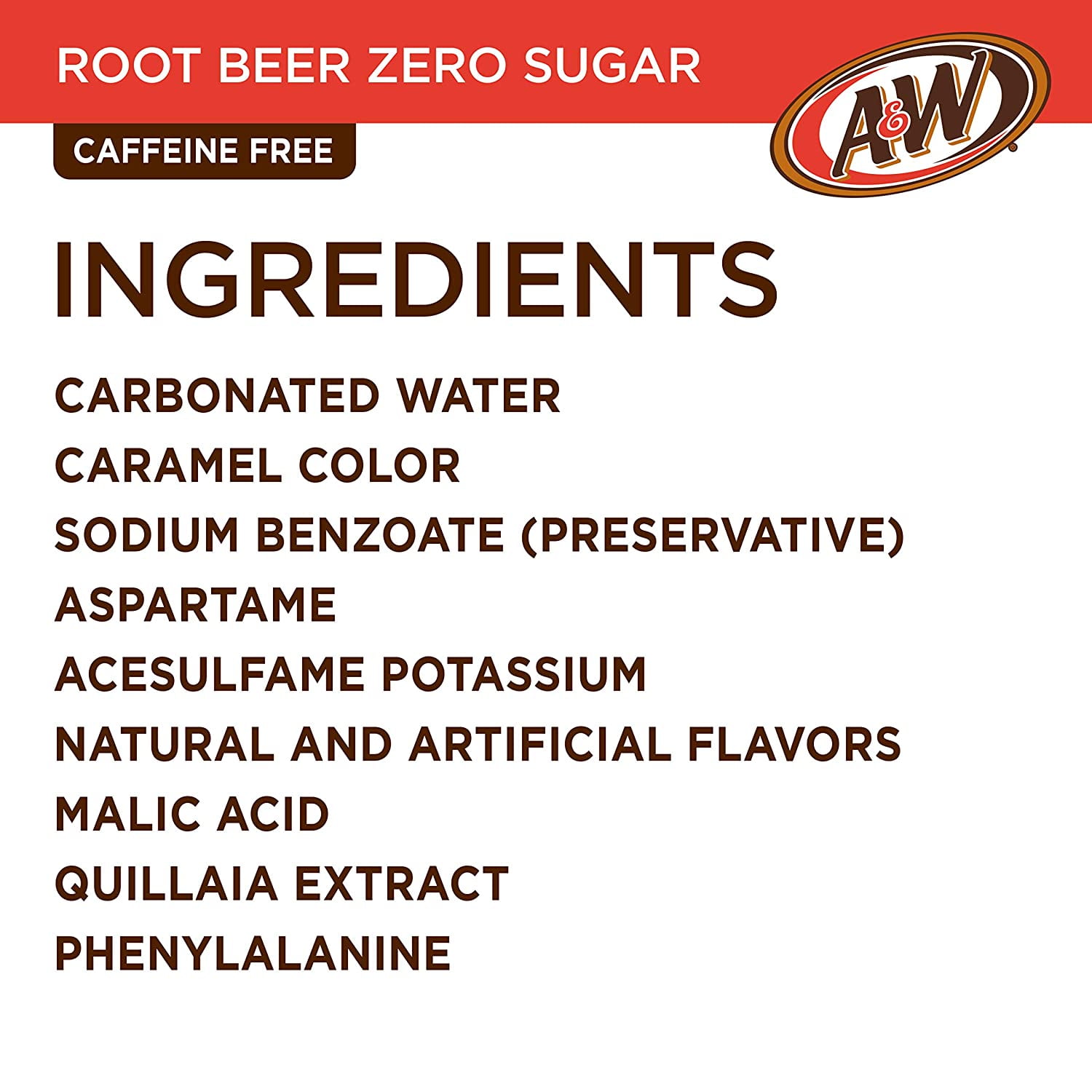 A&W Zero Root Beer, 20 Fl Oz Bottles, (Pack of 16, Total of 320 Fl Oz)